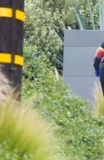 JULIE BENZ Outside Her Home in Los Angeles 04/12/2020