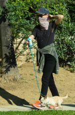JULIETTE LEWIS Out with Her Dogs in Los Angeles 04/17/2020