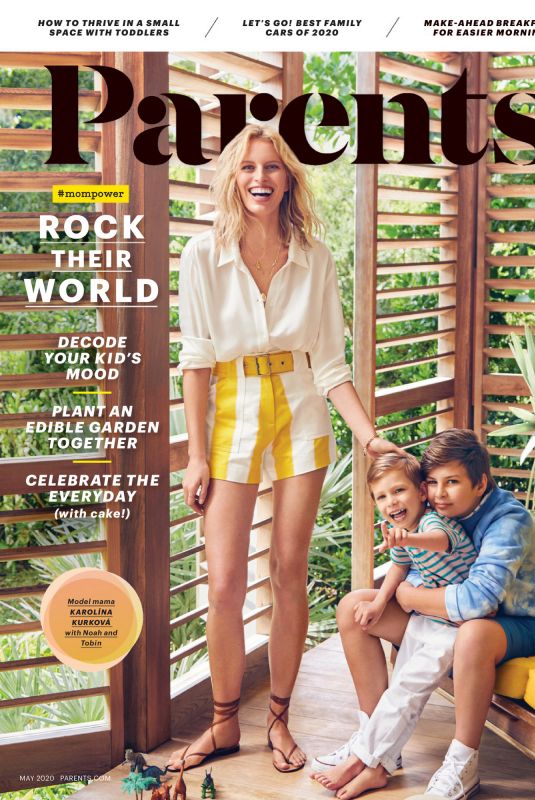 KAROLINA KURKOVA in Parents Magazine, May 2020