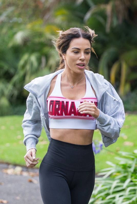 KASEY OSBORNE Workout at a Park in Melbourne 04/13/2020