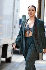 KAT GRAHAM Arrives at Good Mythical Morning Show in Los Angeles 03/12/2020