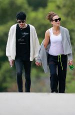 KATE BECKINSALE and Goody Grace Out in Brentwood 04/12/2020