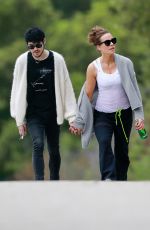 KATE BECKINSALE and Goody Grace Out in Brentwood 04/12/2020