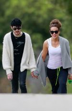 KATE BECKINSALE and Goody Grace Out in Brentwood 04/12/2020
