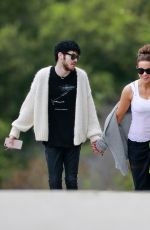 KATE BECKINSALE and Goody Grace Out in Brentwood 04/12/2020