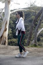 KATE BECKINSALE Out with Her Dog in Los Angeles 04/06/2020
