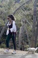KATE BECKINSALE Out with Her Dog in Los Angeles 04/06/2020