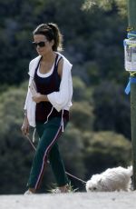 KATE BECKINSALE Out with Her Dog in Los Angeles 04/06/2020