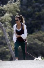 KATE BECKINSALE Out with Her Dog in Los Angeles 04/06/2020