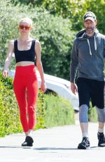 KATE BOSWORTH and Michael Polish Out with Their Dog in Los Angeles 04/01/2020