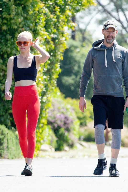 KATE BOSWORTH and Michael Polish Out with Their Dog in Los Angeles 04/01/2020