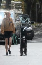 KATE BOSWORTH and Michael Polish Out with Their Dog in Los Angeles 04/02/2020