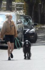 KATE BOSWORTH and Michael Polish Out with Their Dog in Los Angeles 04/02/2020