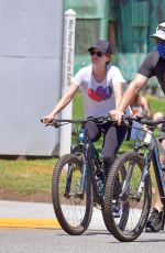 KATHERINE SCHWARZENEGGER and Chris Pratt Out Ridining Bikes in Santa Monica 04/25/2020