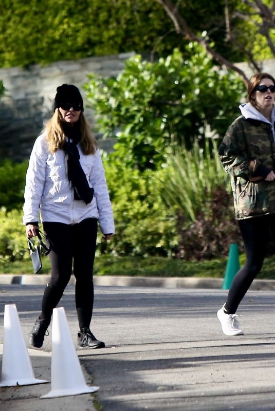 KATHERINE SCHWARZENEGGER and MARIA SHRIVER Out in Santa Monica 04/08/2020