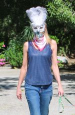 KATHLEEN KINMONT Out Hiking at Fryman Canyon in Studio City 04/21/2020