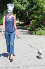 KATHLEEN KINMONT Out Hiking at Fryman Canyon in Studio City 04/21/2020