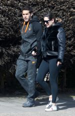 KELLY BROOK and Jeremy Parisi Out and About in London 03/31/2020