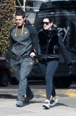KELLY BROOK and Jeremy Parisi Out and About in London 03/31/2020