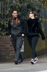 KELLY BROOK and Jeremy Parisi Out and About in London 03/31/2020