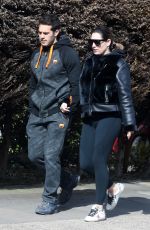 KELLY BROOK and Jeremy Parisi Out and About in London 03/31/2020