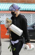 KELLY OSBOURNE Out with her Dog in Los Angeles 04/20/2020