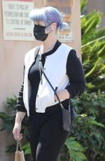 KELLY OSBOURNE Wearing Black Mask Out in Los Angeles 04/21/2020