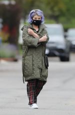 KELLY OSBOURNE Wearing Mask Out in Los Angeles 04/10/2020