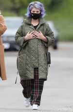 KELLY OSBOURNE Wearing Mask Out in Los Angeles 04/10/2020