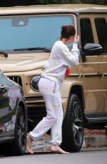 KYLIE JENNER Makeuo Free Out in Beverly Hills 04/20/2020
