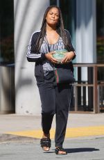 LAILA ALI Picking Up Salad to Go in Los Angeles 04/02/2020