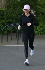 LAURA ANDERSON Out Jogging in Richmond 04/18/2020