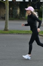 LAURA ANDERSON Out Jogging in Richmond 04/18/2020
