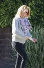 LAURA DERN Out with Her Dog in Los Angeles 04/17/2020
