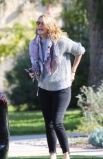 LAURA DERN Out with Her Dog in Los Angeles 04/17/2020