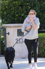 LAURA DERN Out with Her Dog in Los Angeles 04/17/2020