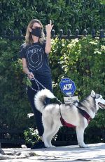 LAURA DERN Out with Her Son Ellery Harper in Santa Monica 04/28/2020