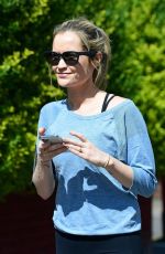 LAURA WHITMORE Out Jogging in London 04/15/2020