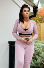 LAUREN GOODGER in Tights Out for Morning Jog in Essex 04/22/2020