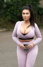 LAUREN GOODGER in Tights Out for Morning Jog in Essex 04/22/2020