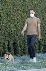 LILY COLLINS and Charlie McDowell Out in Beverly Hills 04/28/2020