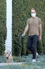 LILY COLLINS and Charlie McDowell Out in Beverly Hills 04/28/2020