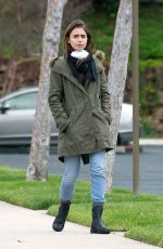 LILY COLLINS and Charlie McDowell Out in Los Angeles 04/10/2020