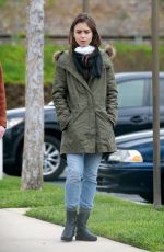 LILY COLLINS and Charlie McDowell Out in Los Angeles 04/10/2020