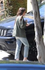 LILY COLLINS and Charlie McDowell Out Shopping in Los Angeles 04/03/2020