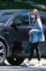 LILY COLLINS Gets Some Toilet Paper in Los Angeles 04/15/2020