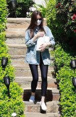 LILY COLLINS Gets Some Toilet Paper in Los Angeles 04/15/2020