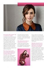 LILY COLLINS in Bestfit Magazine, 2020