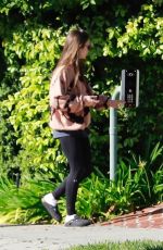 LILY COLLINS Out and About in Beverly Hills 04/07/2020
