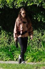 LILY COLLINS Out and About in Beverly Hills 04/07/2020